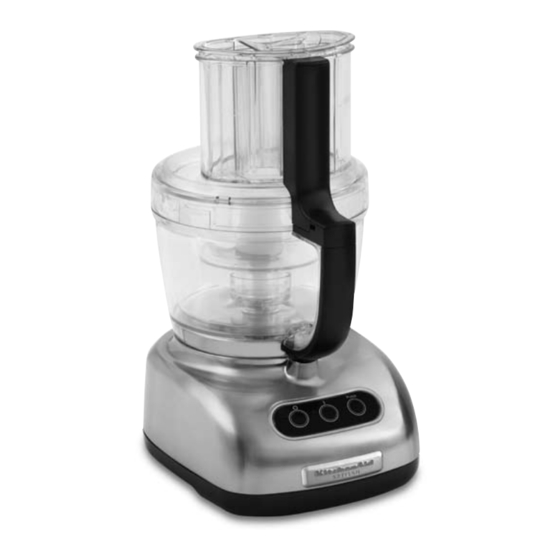 KITCHENAID ARTISAN 5KFPM776 OPERATING INSTRUCTIONS AND RECIPES Pdf