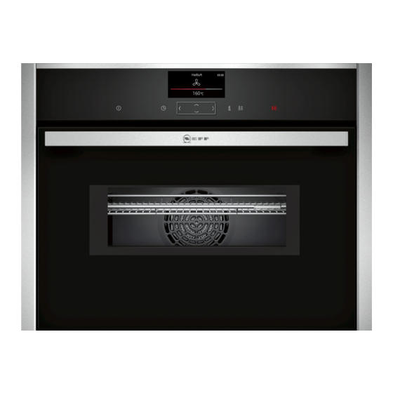 NEFF C17MS32 0B SERIES INSTRUCTION MANUAL Pdf Download ManualsLib