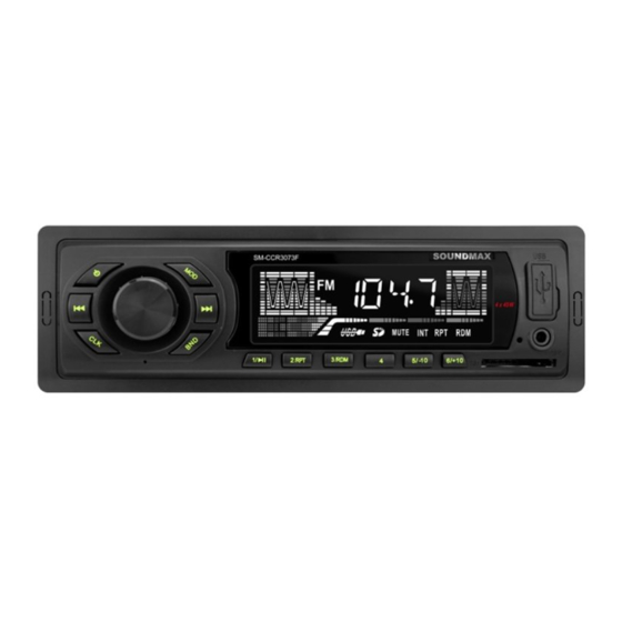 SOUNDMAX SM-CCR3073F INSTRUCTION MANUAL Pdf Download | ManualsLib