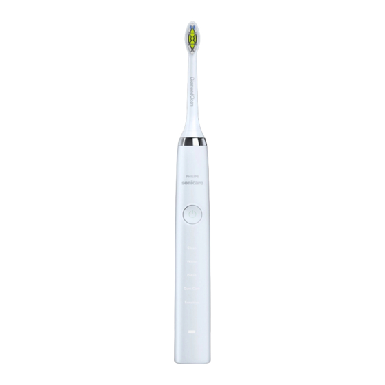 PHILIPS SONICARE DIAMONDCLEAN HX9343 USER MANUAL Pdf Download ManualsLib