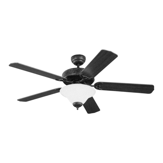 MONTE CARLO FAN COMPANY 5HS52 DL SERIES OWNER'S MANUAL AND