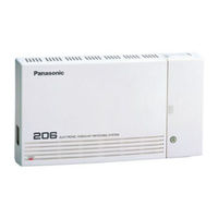 Panasonic KX-T206 Installation Manual