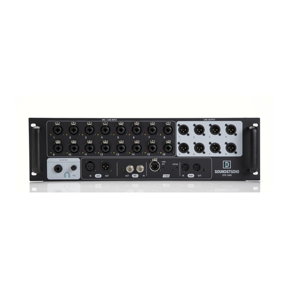 SoundStudio STG-1608 User Manual