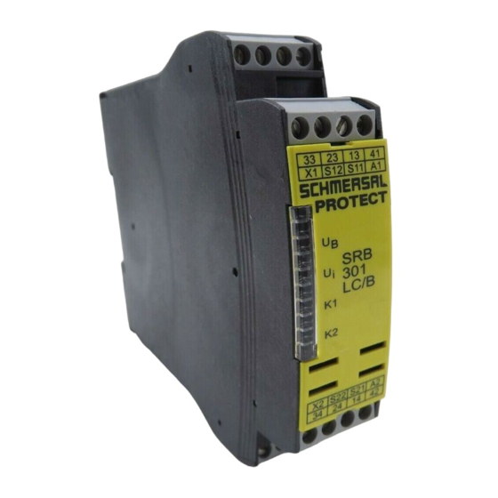 schmersal SRB 301LC/B Operating Instructions Manual