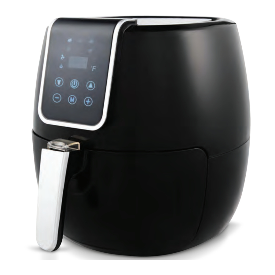 NUTRICHEF PKAIRFR65 - Digital Air Fryer 5.3L Manual
