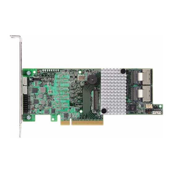 LSI MegaRAID SAS 9271-4i Quick Installation Manual