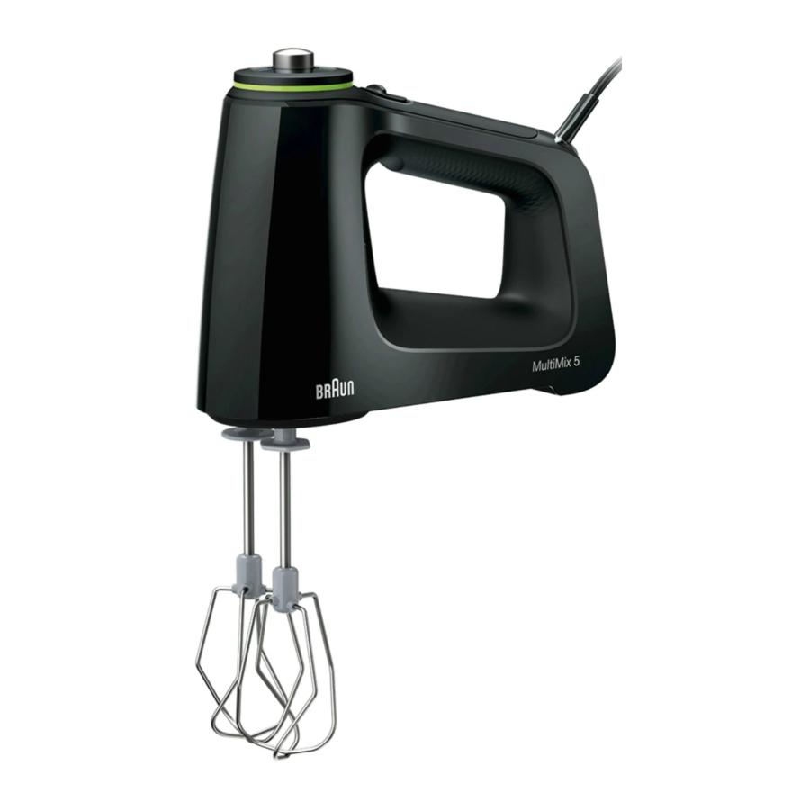 Braun MultiMix 5 Manual