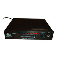 dbx 463X Technical & Service Manual
