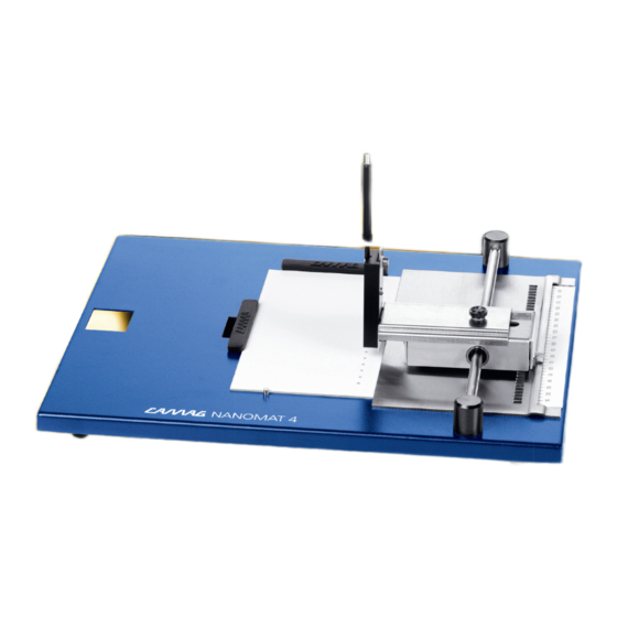 CAMAG NANOMAT 4 Instruction Manual