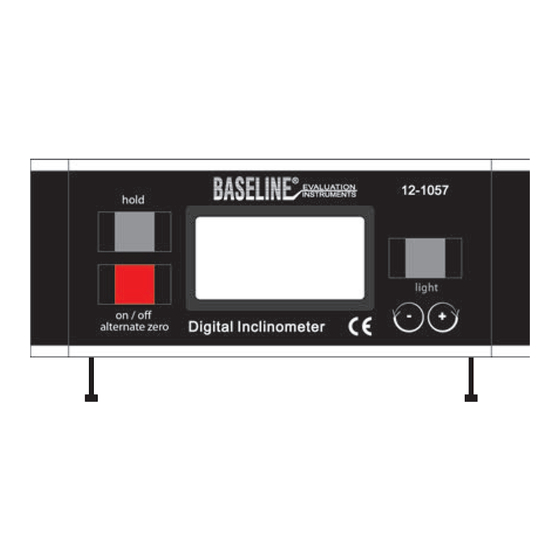 Baseline 12-1057 Operating Instructions