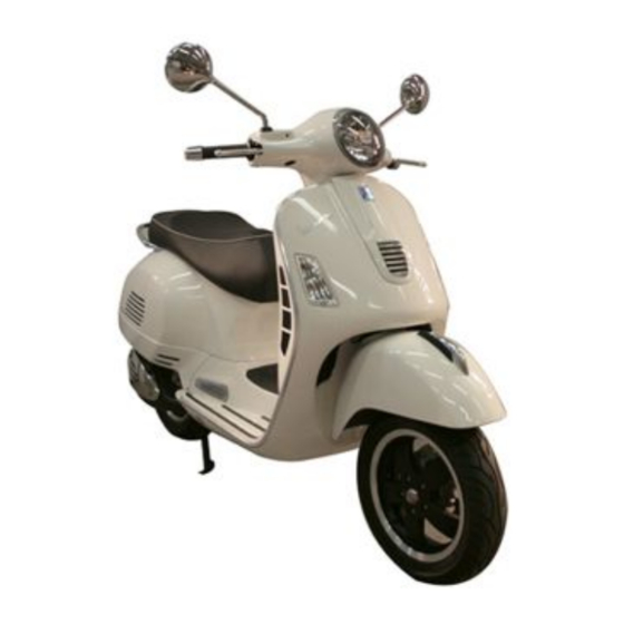 VESPA GTS Super 125 i.e. Manuals