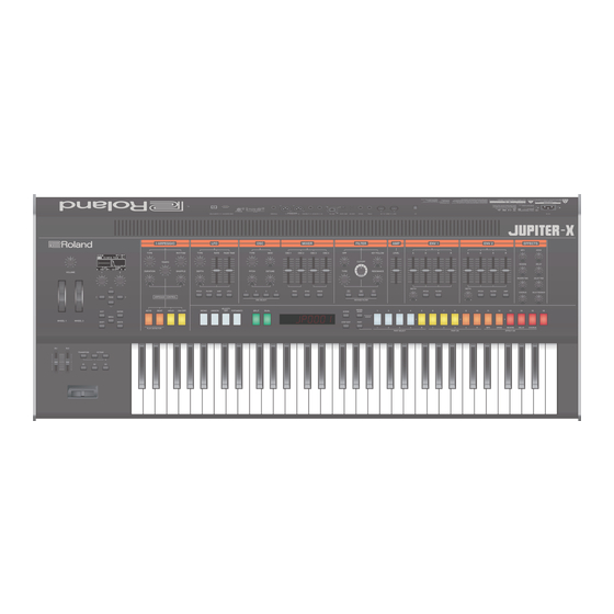 Roland JUPITER-X Owner's Manual