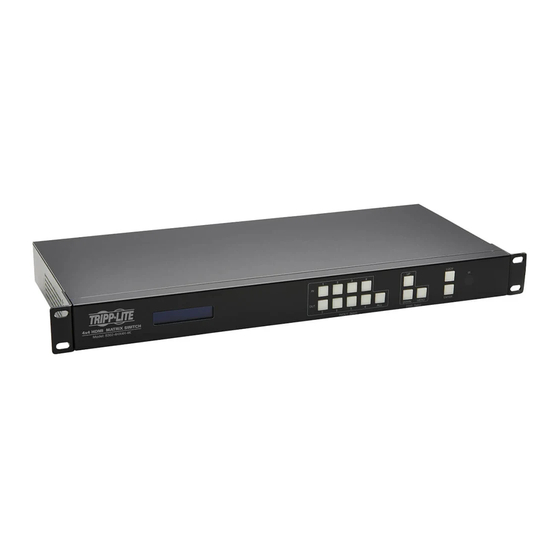 Tripp Lite B302-4HX4H-4K Owner's Manual