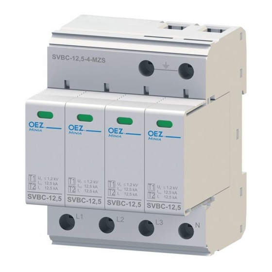 OEZ SVBC-12,5-4-MZ Instructions For Use Manual