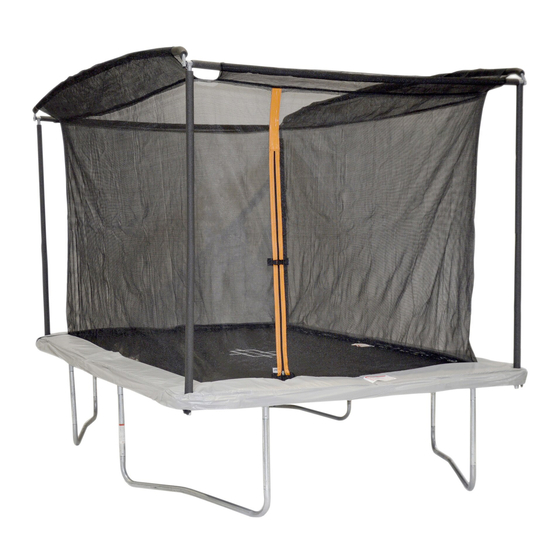SPORTSPOWER 12X8FT RECTANGULAR TRAMPOLINE ASSEMBLY, INSTALLATION, CARE