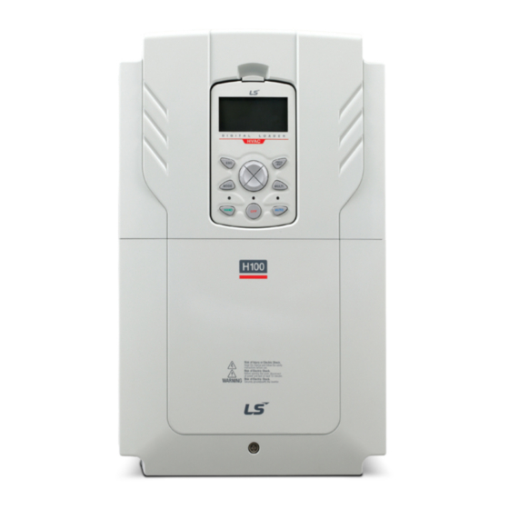 LS ELECTRIC LSLV-H100 SERIES USER MANUAL Pdf Download | ManualsLib