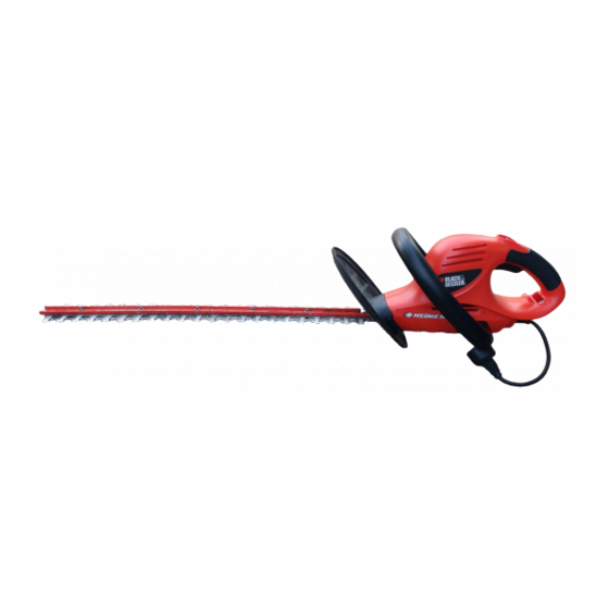 BLACK & DECKER HEDGE HOG HS1010 INSTRUCTION MANUAL Pdf Download