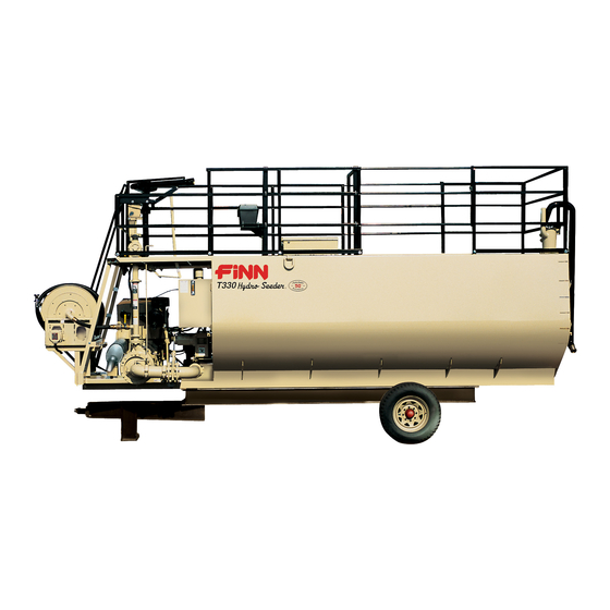 FINN HYDROSEEDER T330 PARTS AND OPERATOR