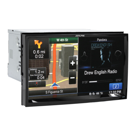 ALPINE X009FD2 QUICK REFERENCE MANUAL Pdf Download ManualsLib