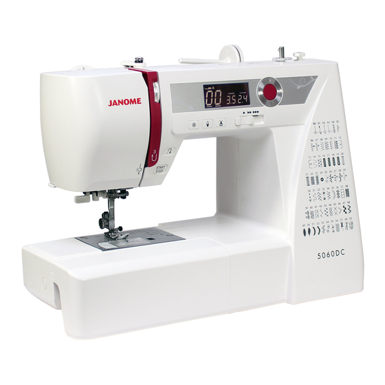 JANOME 5060DC INSTRUCTION BOOK Pdf Download | ManualsLib