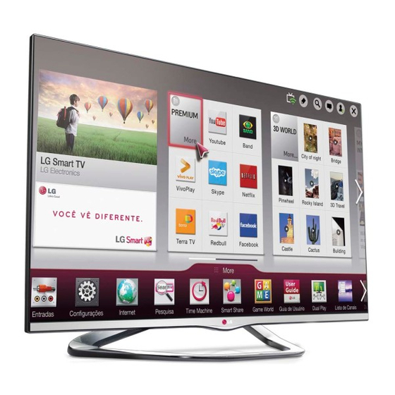 LG 55LA7400: 55 Class (54.6 Diagonal) 1080p Smart 3D LED TV