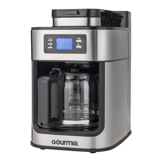  Gourmia GCM1835 10-Cup Automatic Drip Coffee Maker