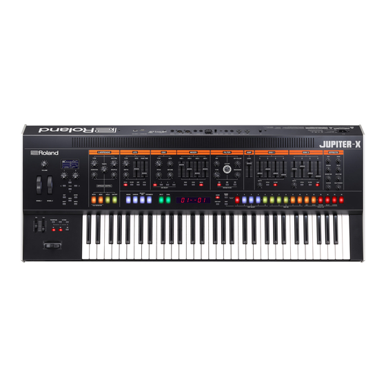 Roland JUPITER-X Setup Manual