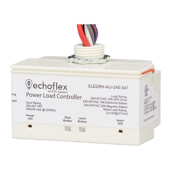 ETC echoflex ELEDR Installation Manual