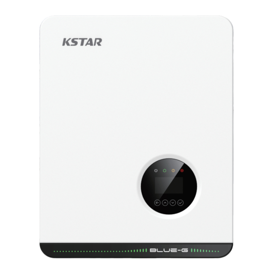 KStar KSG Series Installation And Operation Manual