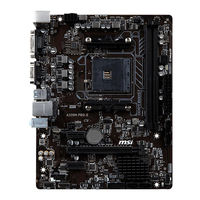 MSI A320M PRO-VH PLUS Quick Start Manual