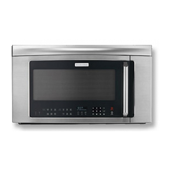 Electrolux EI30BM5CHZC Microwave Oven Manuals