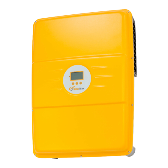 SolarMax 10MT2 Short Installation Manual