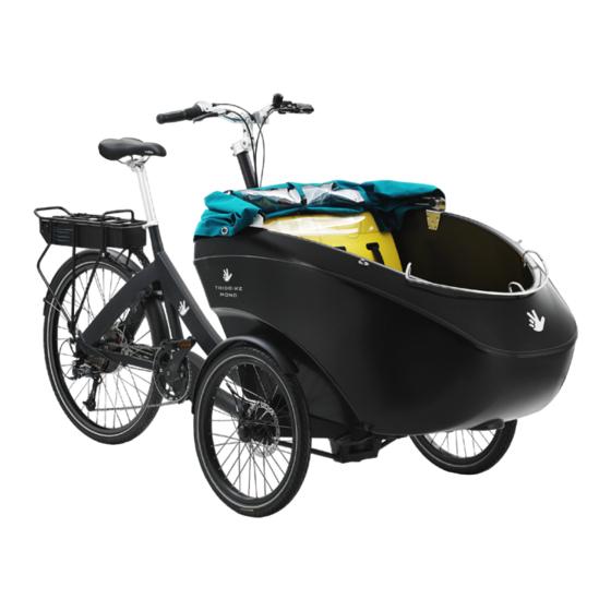 TRIOBIKE MONO Original Instructions Manual