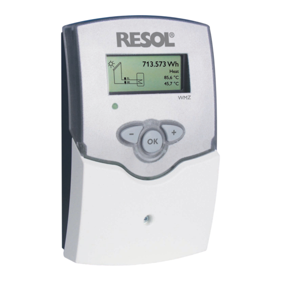 Resol WMZ Manual