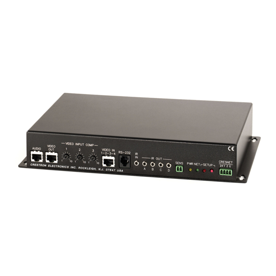 Crestron CNXRMCLV Operation Manual