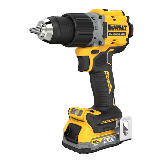 DEWALT DCD800 INSTRUCTION MANUAL Pdf Download | ManualsLib