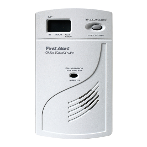 FIRST ALERT CO614B USER MANUAL Pdf Download ManualsLib