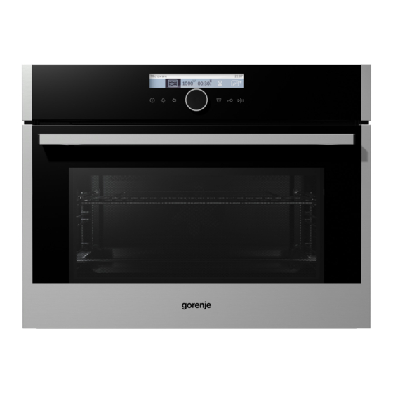 GORENJE BM589S11X INSTRUCTIONS MANUAL Pdf Download | ManualsLib