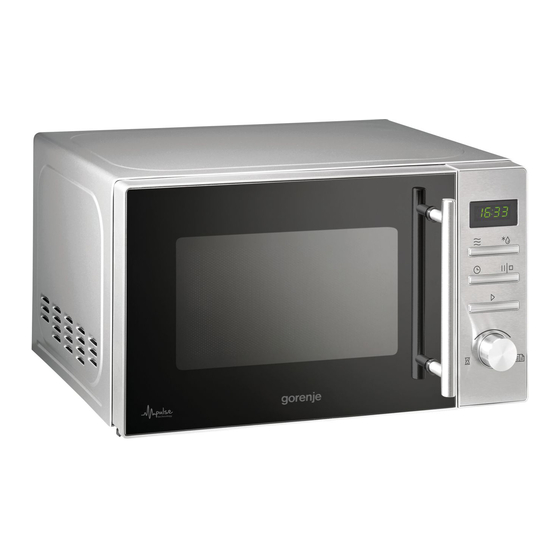 GORENJE MMO20DEII MANUAL Pdf Download ManualsLib