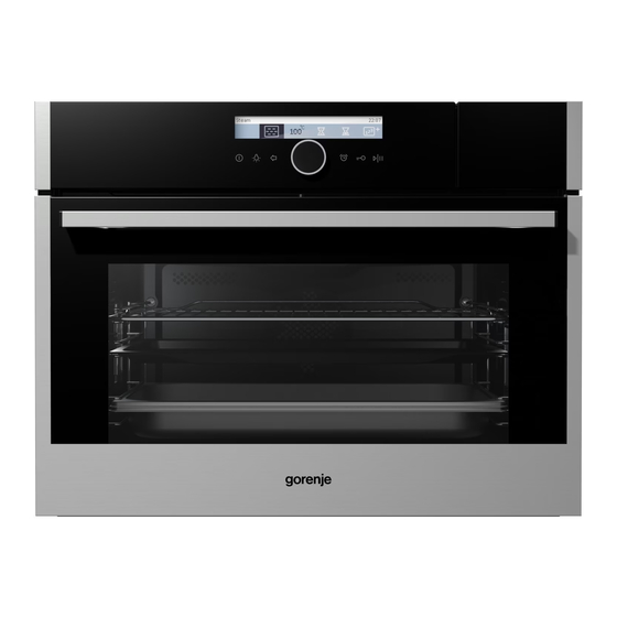 GORENJE BCS589S20X INSTRUCTIONS FOR USE MANUAL Pdf Download ManualsLib