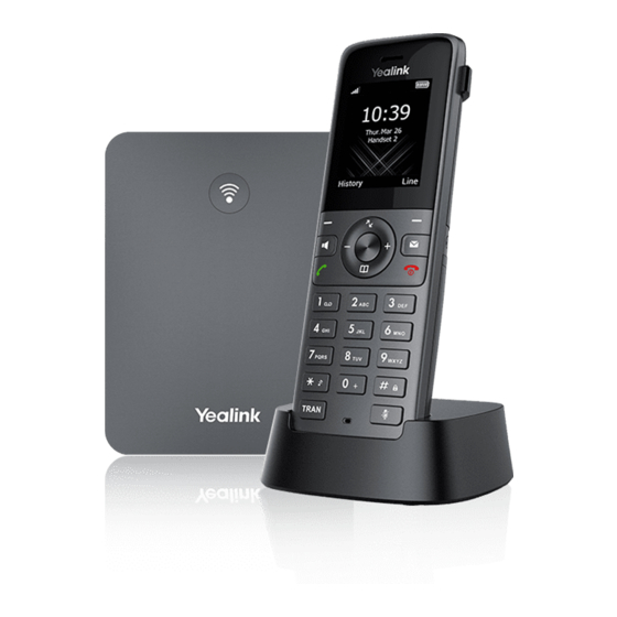 YEALINK W70B MANUAL Pdf Download ManualsLib