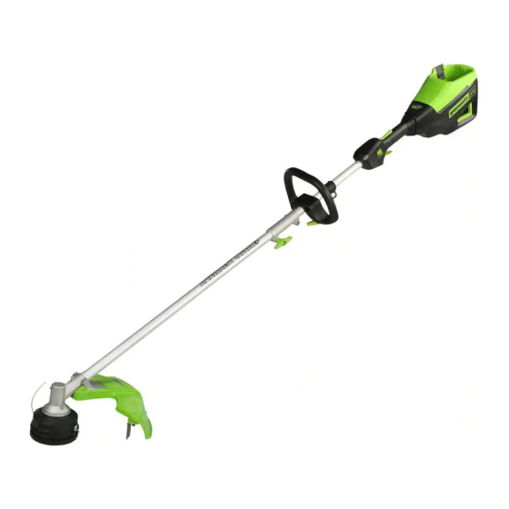 GREENWORKS PRO ULTRAPOWER 60V ST60L03 OPERATOR