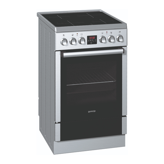 GORENJE EC57335AX INSTRUCTIONS FOR USE MANUAL Pdf Download ManualsLib