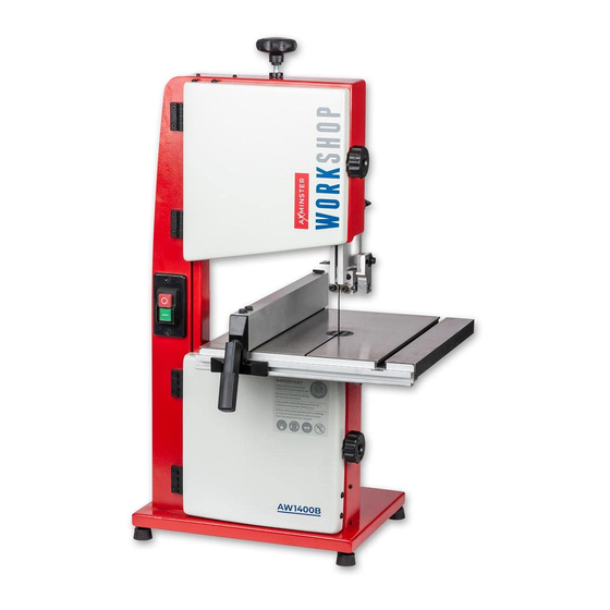 AXMINSTER AW1400B ORIGINAL INSTRUCTIONS MANUAL Pdf Download