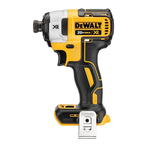 DEWALT DCF887B MANUAL Pdf Download | ManualsLib