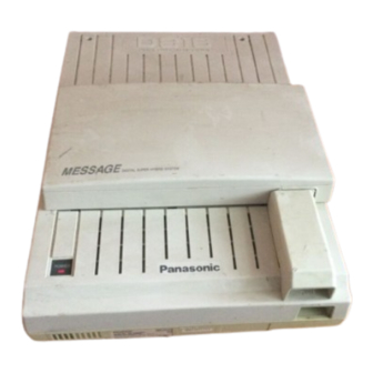 Panasonic KX-A46 Installation Manual