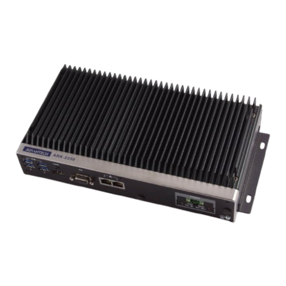 Advantech ARK-2250L User Manual
