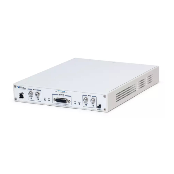 National Instruments USRP-2950 Getting Started Manual
