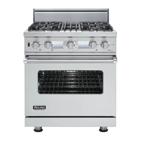 Viking Professional Custom VDSC530T4BSS Use & Care Manual