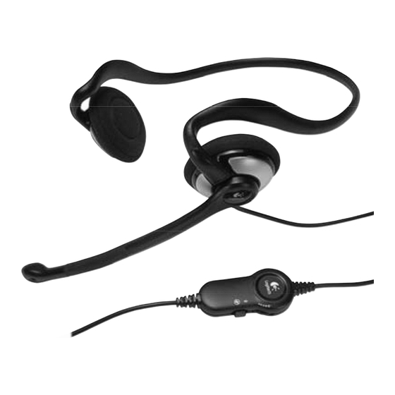 Logitech 981-000018 - ClearChat Style - Headset Quick Start Manual